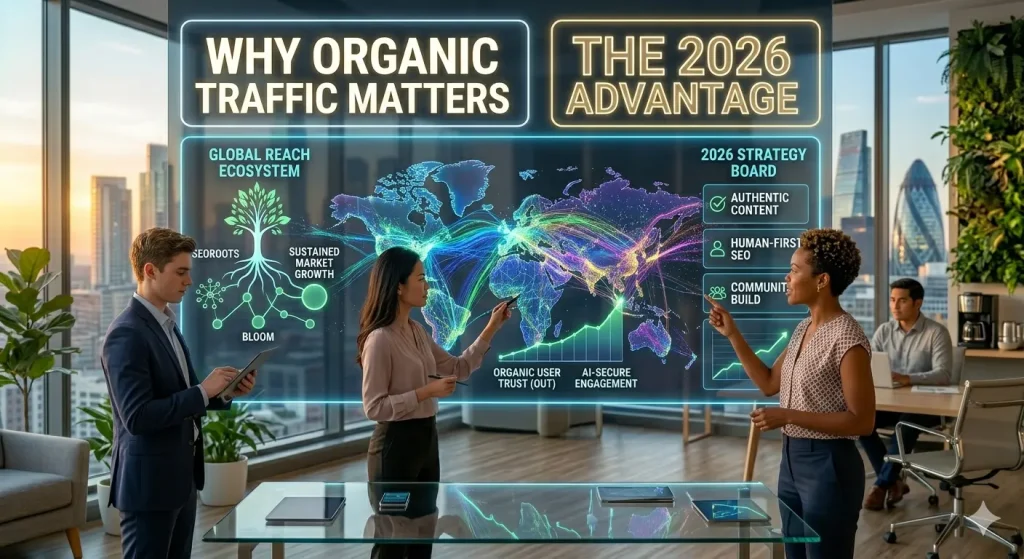 Organic traffic growth matters in 2026